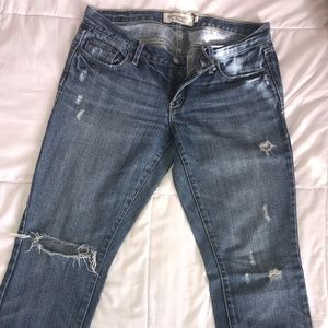 Abercrombie & Fitch Low Rise Denim Jeans